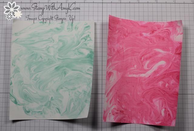 Shaving Cream Technique – Stamp With Amy K