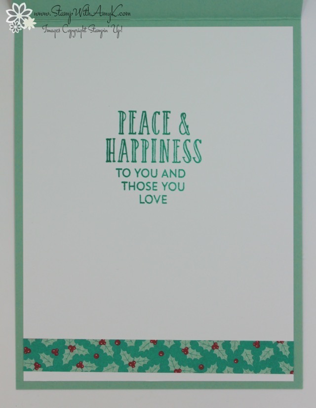 Stampin’ Up! Suite Seasons CAS Christmas Card – Stamp With Amy K