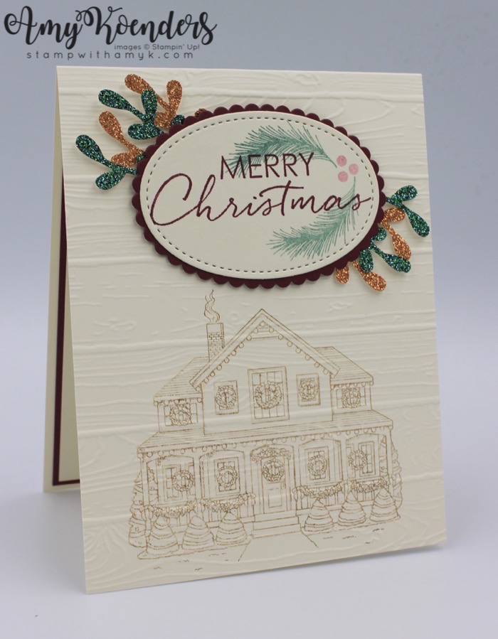 Stampin’ Up! I’ll Be Home CAS Holiday Card – Stamp With Amy K