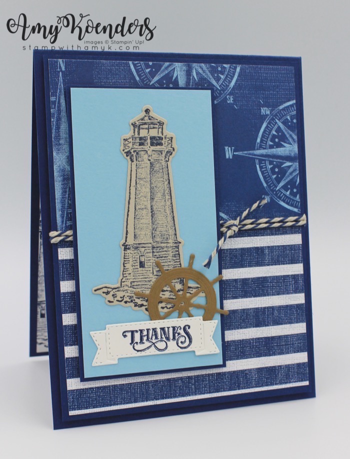 Stampin’ Up! Sailing Home Thanks Card Stamp With Amy K