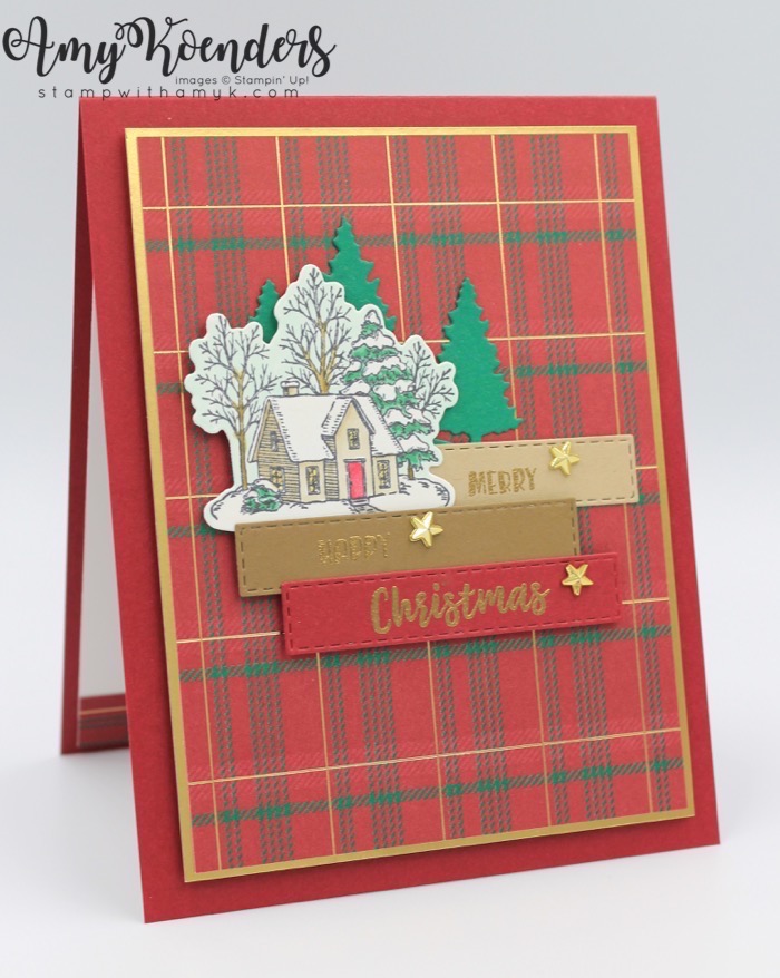 Stampin’ Up! CAS Still Scenes Christmas Card – Stamp With Amy K