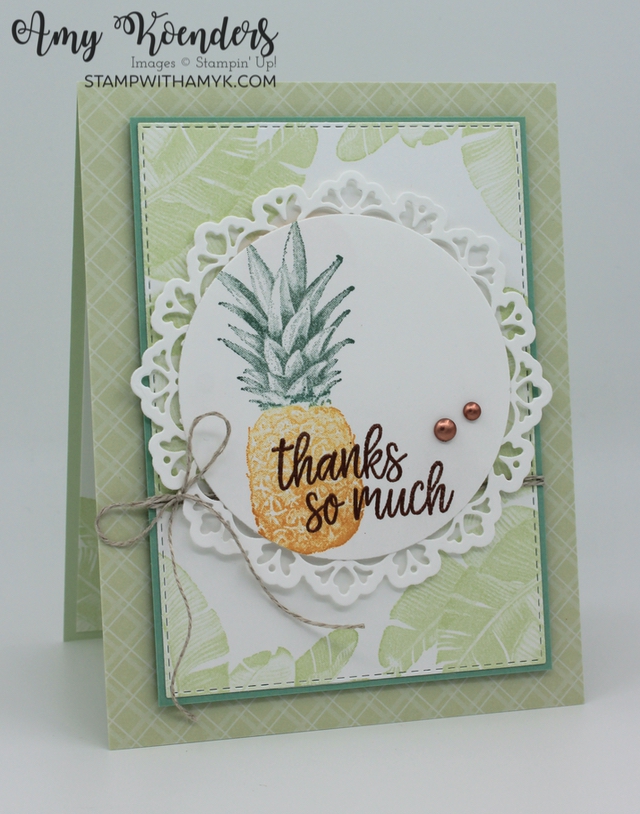 Stampin’ Up! Island Vibes Thank You Card – Stamp With Amy K