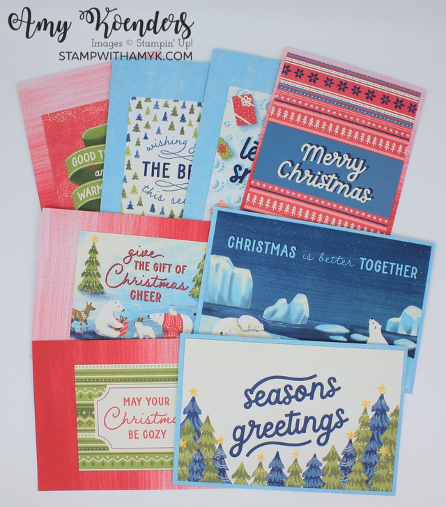 Stampin’ Up! Beary Christmas Memories & More Card Pack Christmas Cards ...