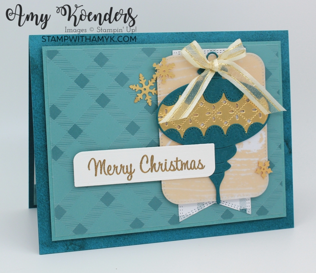 Stampin' Up! Confetti Star Punch – Handmade Christmas Card