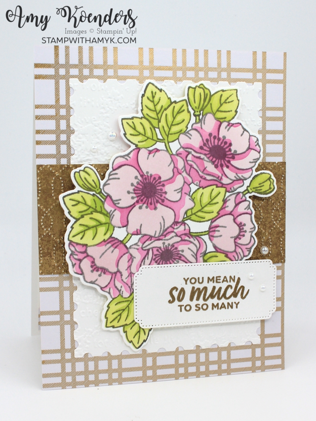 Stampin' Up! Enduring Beauty Thank You Card With Video Tutorial – Stamp  With Amy K