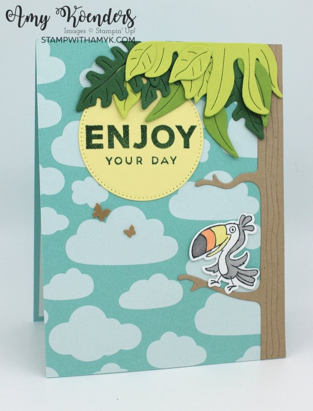 Stampin’ Up! Jungle Pals Hello Card New for Saleabration 2024