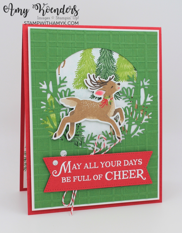 Stampin’ Up! Reindeer Fun Christmas Card – Stamp With Amy K