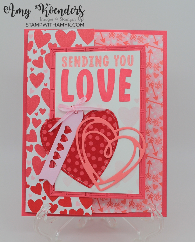Stampin' Up! Endless Love Accordion Fold Valentine Card With Video