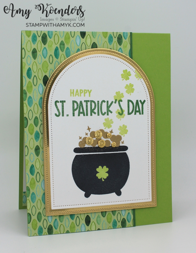 Stampin' Up! Good Luck Happy St Patrick's Day Card – Stamp With Amy K