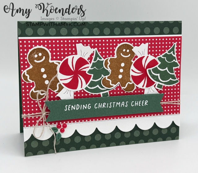 Tutorial With Images Stampin’ Up! Home For Christmas Sending Cheer Card With Video Tutorial ...